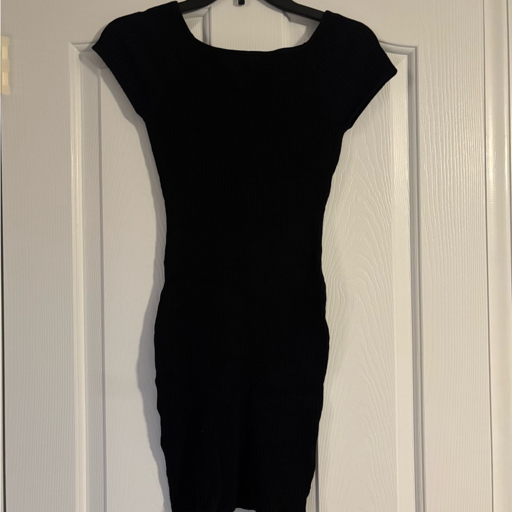 H&M Black Mini Dress